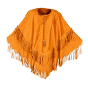 Poncho en Daim Brun