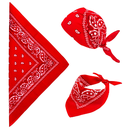 Bandana rouge 55x55cm