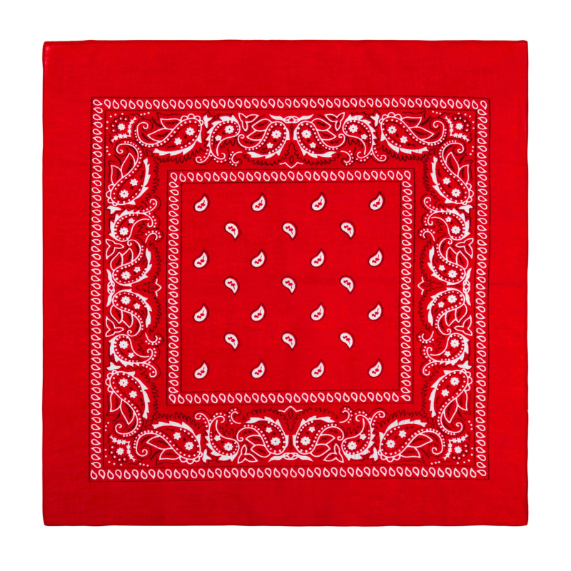 Bandana rouge 55x55cm