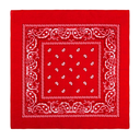 Bandana rouge 55x55cm