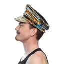 Casquette Arc-en-ciel scintillant