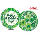 Ballon Sphère "Happy St Patrick's Day" 43 cm
