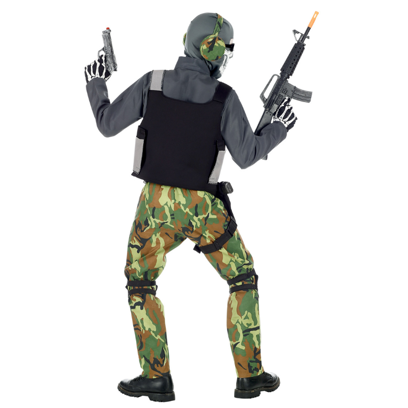 Déguisement de soldat squelette pour garçon