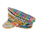 Casquette Arc-en-ciel scintillant