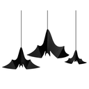 Décoration chauve-souris noires, lot de 3