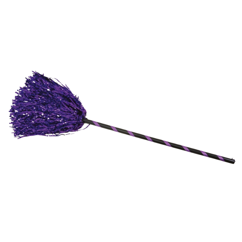 Balai de sorcière 85 cm - couleurs ass.