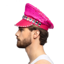Casquette Sandy Candy sequins réversibles rose/irisé
