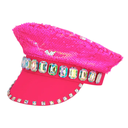 Casquette Sandy Candy sequins réversibles rose/irisé