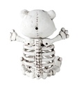 Décoration squelette Ours en peluche 15 cm