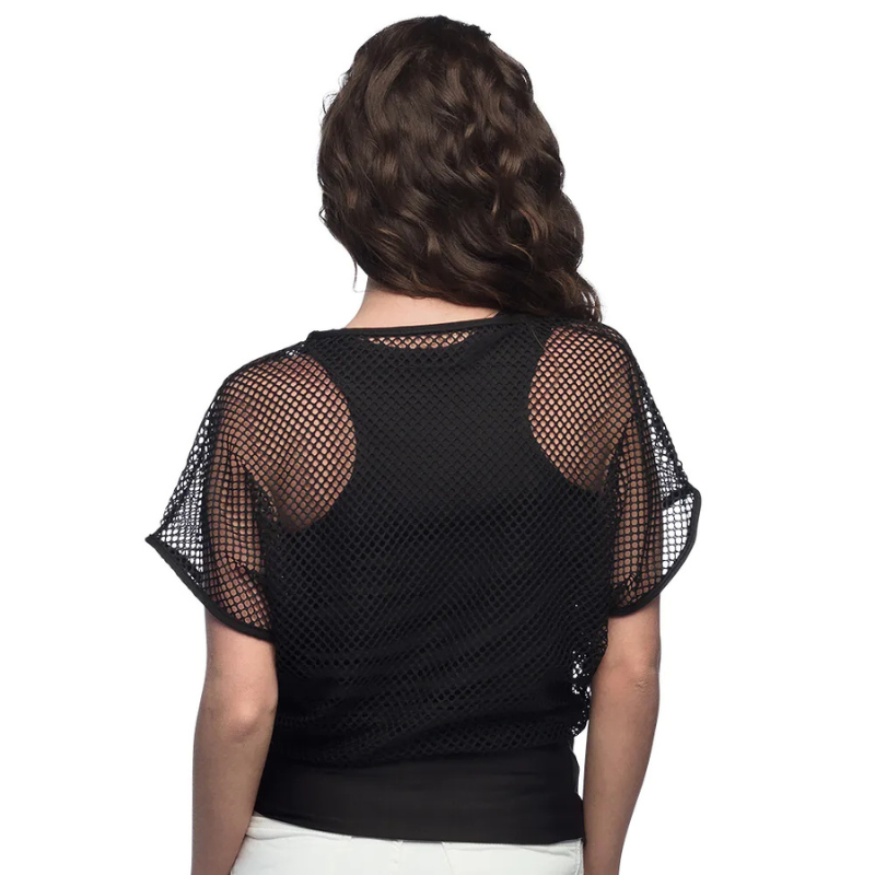T-shirt adulte en résilles taille M/L