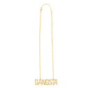  Collier "Gangsta" doré