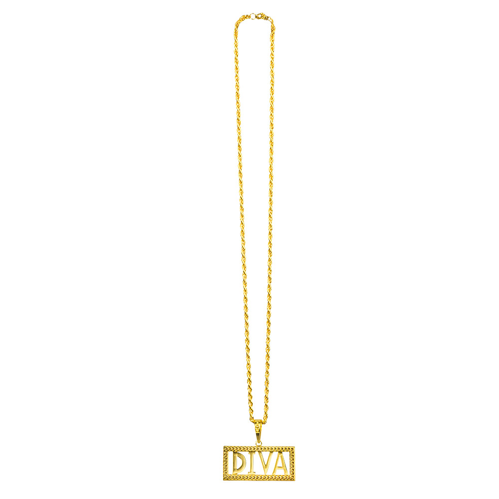 Collier doré "DIVA"