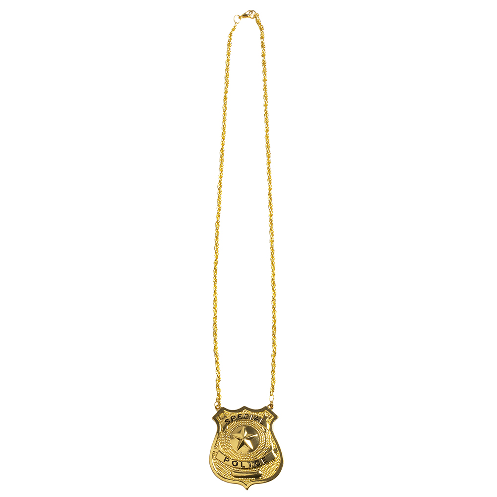 Collier doré "Special Police"