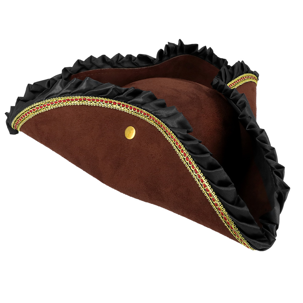 Chapeau tricorne de Pirate Evalyn