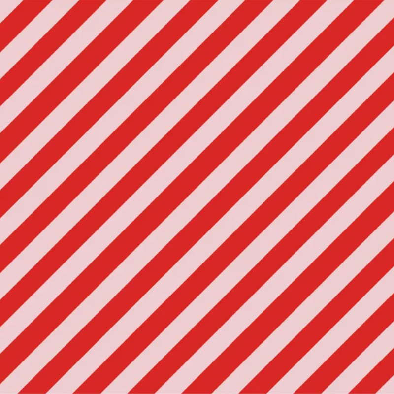 Papier cadeau rayé rose et rouge 2m