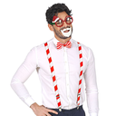 Set d'accessoires de noël - Lunettes, bretelles, nœud papillon 
