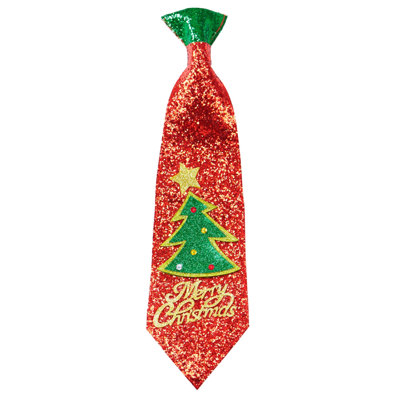 Cravate avec sapin de noël