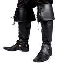 Sur-bottes noires de Pirate