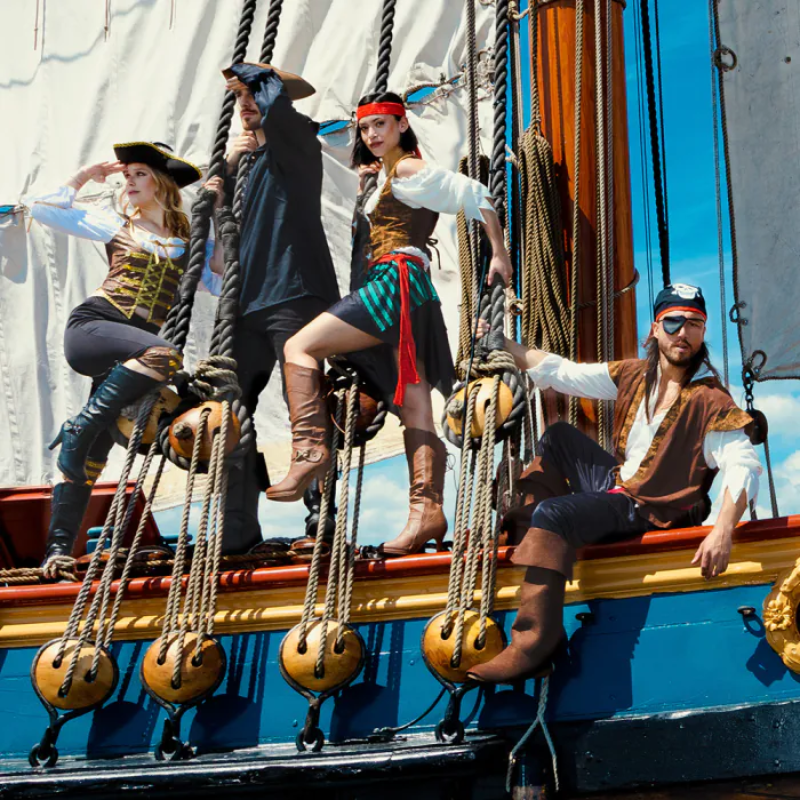 Bandana Pirate Thomas avec cache-oeil