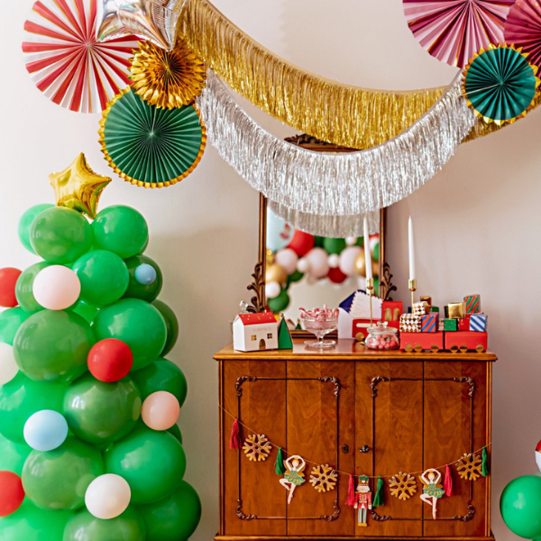 Sapin de Noël en ballons