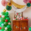 Sapin de Noël en ballons
