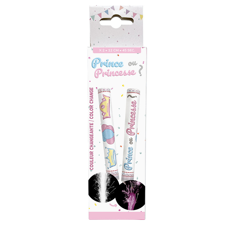 2 Fontaines surprises baby shower Fille 45 sec.