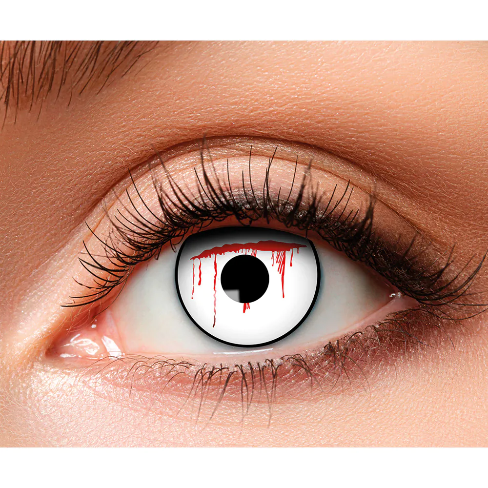 Lentilles fantaisies White Slash - 3 mois