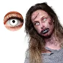Lentilles fantaisies White Zombie - 1 Semaine 