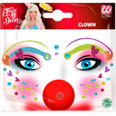 Maquillage autocollants pour visage - Clown