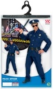 POLICIER (casaque, pantalon, ceinture avec étui à revolver, casquette) 