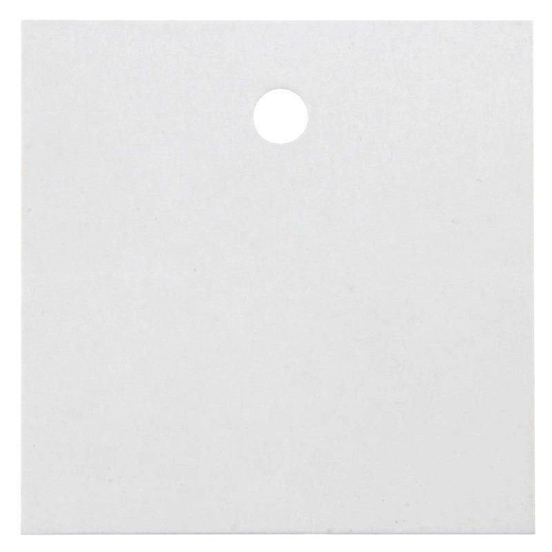 10 Marque-places carrés blancs 
