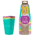 20 gobelets en carton - 53 cl