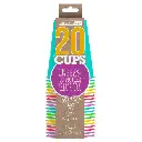 20 gobelets en carton - 53 cl