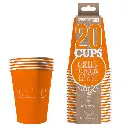 20 gobelets en carton - 53 cl