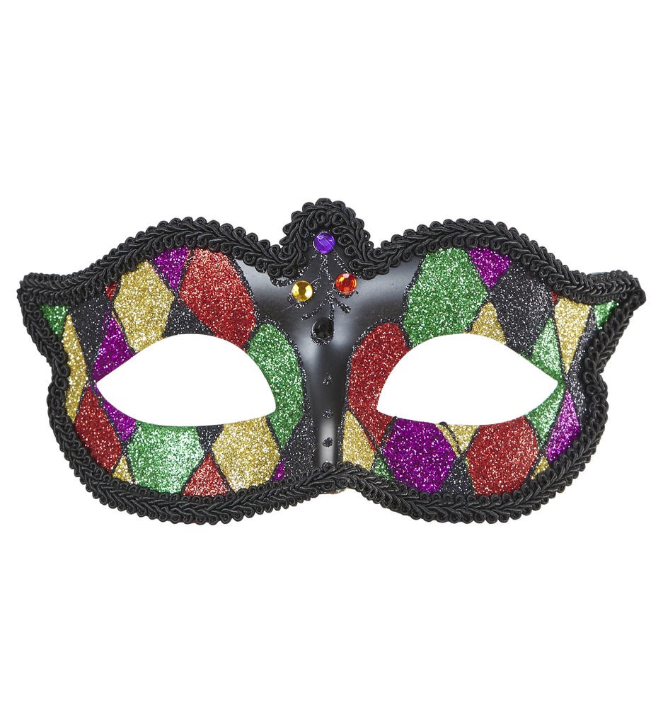Masque Arlequin brillant