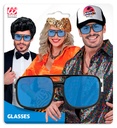 Lunettes hip hop 90's avec verres bleu