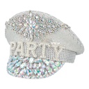 Casquette "Party" sequins et pierres