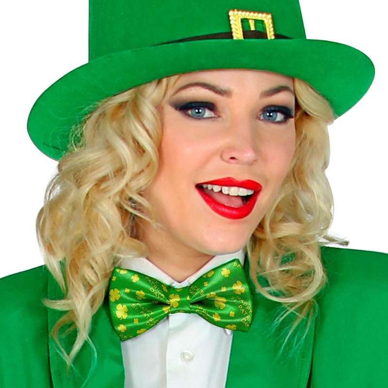Noeud papillon St Patrick en satin