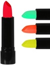 Rouge à lèvres néon UV - 4 couleurs assorties