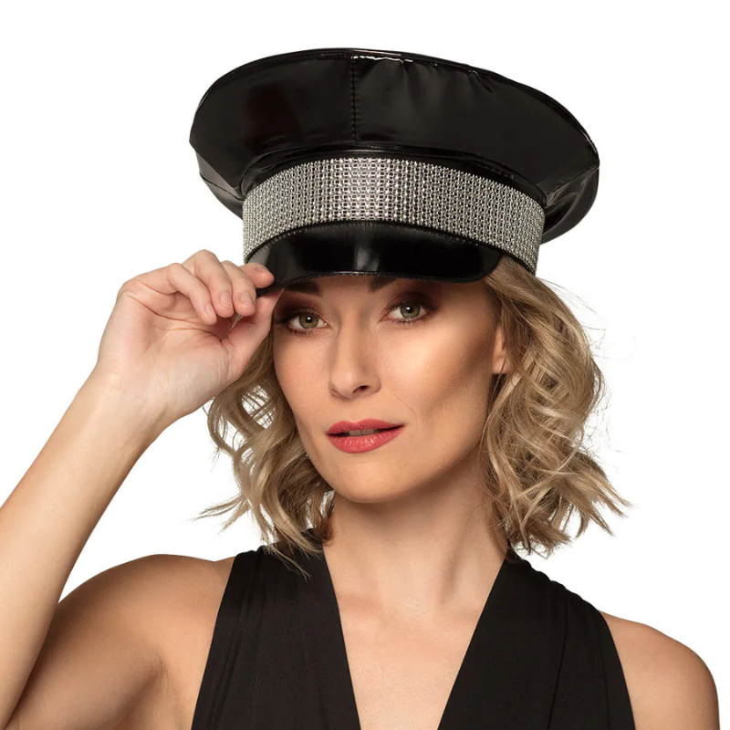 Casquette de Rock noire 