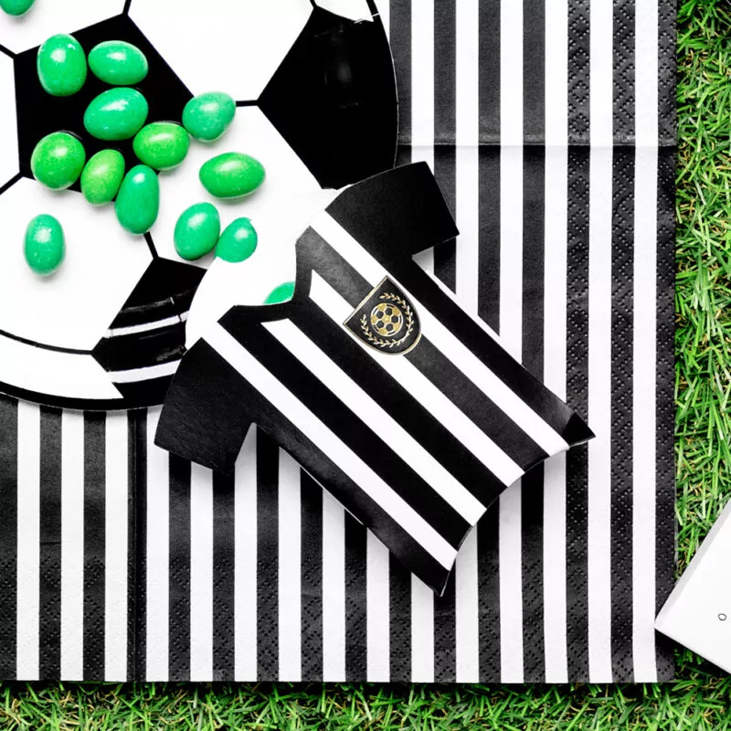 Boîtes à confiseries en forme de t-shirt de football