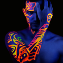 Rouge à lèvres fluo - néon UV