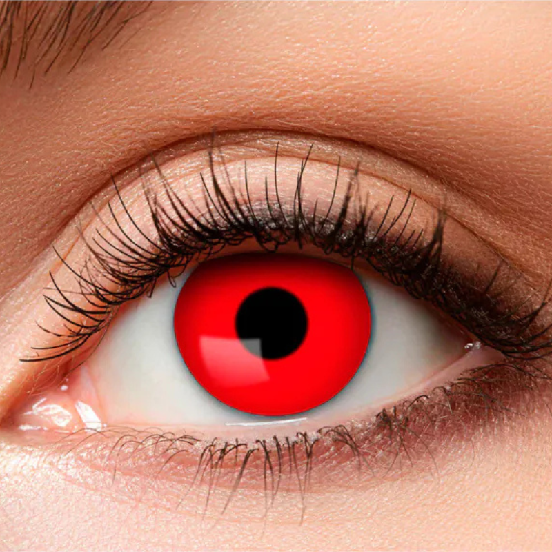 Lentilles fantaisies Red Devil - 1 semaine