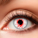 Lentilles de couleur "Bloodshot"- 1 semaine 
