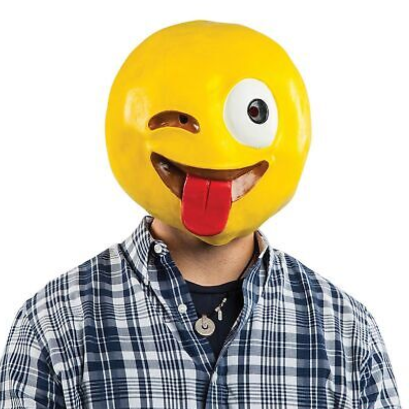 Masques intégral en latex Emojis