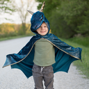 Déguisement de dragon cape Deluxe bleu nuit 