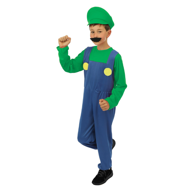 Déguisement de plombier vert 