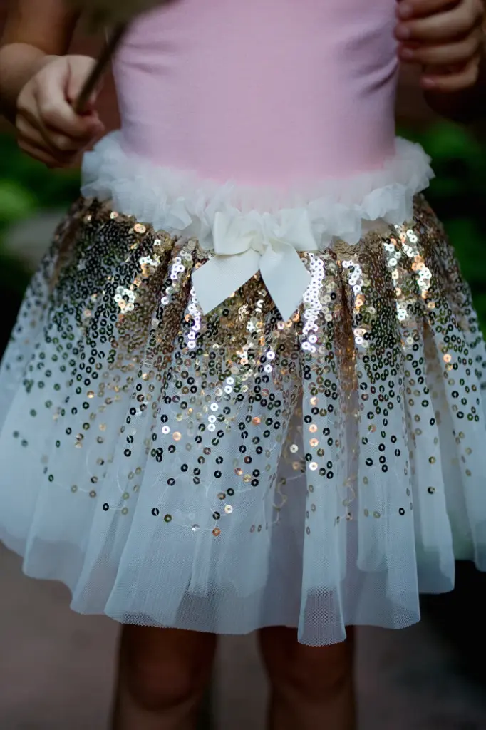 Set Papillon sequin doré 4-6 ans 