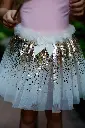 Set Papillon sequin doré 4-6 ans 