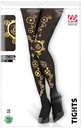Collant Steampunk noir et or